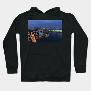 Singapore Flyer - View from SkyPark at Night Hoodie